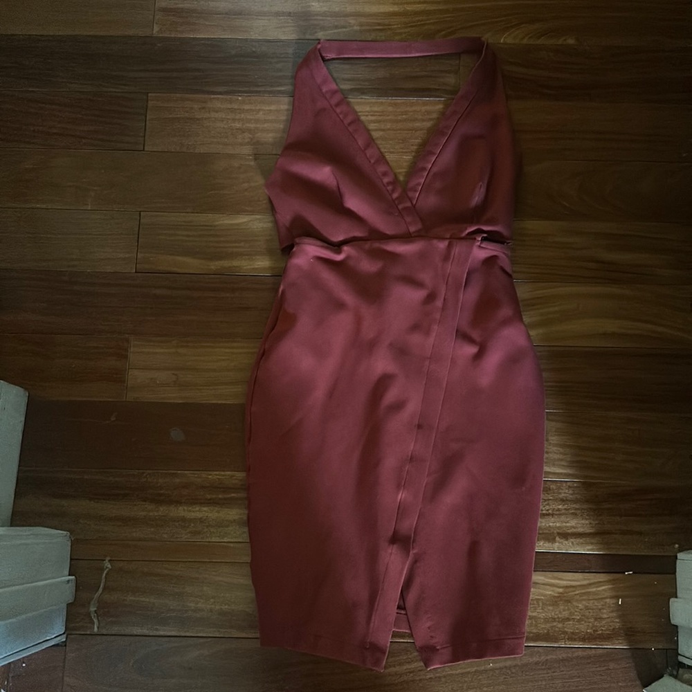 Burnt orange dress